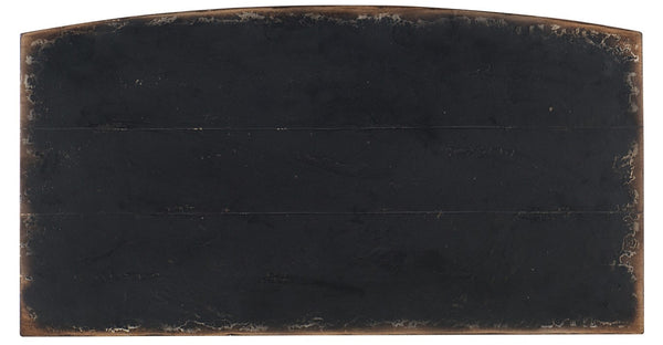 Hooker Furniture Ciao Ciao Bella Two-Drawer Nightstand In Distressed Black With Cedar-Lined Storage And Usb Charging 5805-90016-99