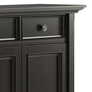 English Elm Amherst Entryway Storage Cabinet - Stylish Hickory Brown Wood With Drawers & Adjustable Shelves B136P158351