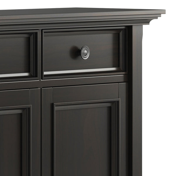 English Elm Amherst Entryway Storage Cabinet - Stylish Hickory Brown Wood With Drawers & Adjustable Shelves B136P158351