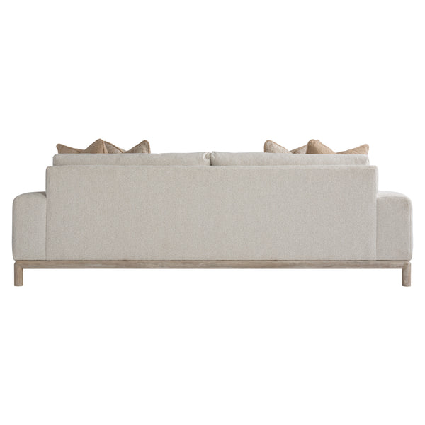 Bernhardt Hadley Fabric Sofa White,Cream Fabric P6287A