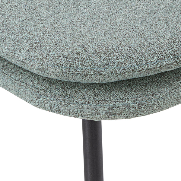 Homelegance By Top-Line Fabrizio Upholstered Dining Chairs (Set of 2) Blue MDF