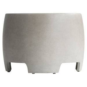 Bernhardt Bernhardt Maroma Cast Glass-Reinforced Concrete Cocktail Table, Bedrock Finish, Sculptural Patio Accent (26"W X18"H) X05013