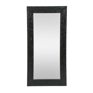 English Elm Christopher Knight Home® - Wood Ramsay Rustic Handcrafted Mango Wood Full-Length Standing Mirror — Tempered Glass, Black Finish, Durable Craftsmanship 71342.00