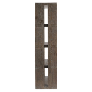 Bernhardt Bernhardt Outline Etagere With Wire‑Brushed Oak Cassel Finish, Geometric Shelves 40"W X 78"H 360816