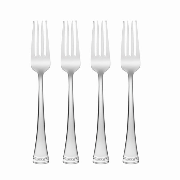 Lenox Portola Salad Forks, Set of 4 Metallic, STAINLESS METAL 894753