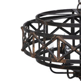 Park Hill Metal Industrial Trestle Chandelier ELH80656