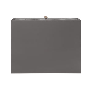 Homelegance By Top-Line Bellamy Arched Diamond Gold Metal End Table Grey Engineered Wood