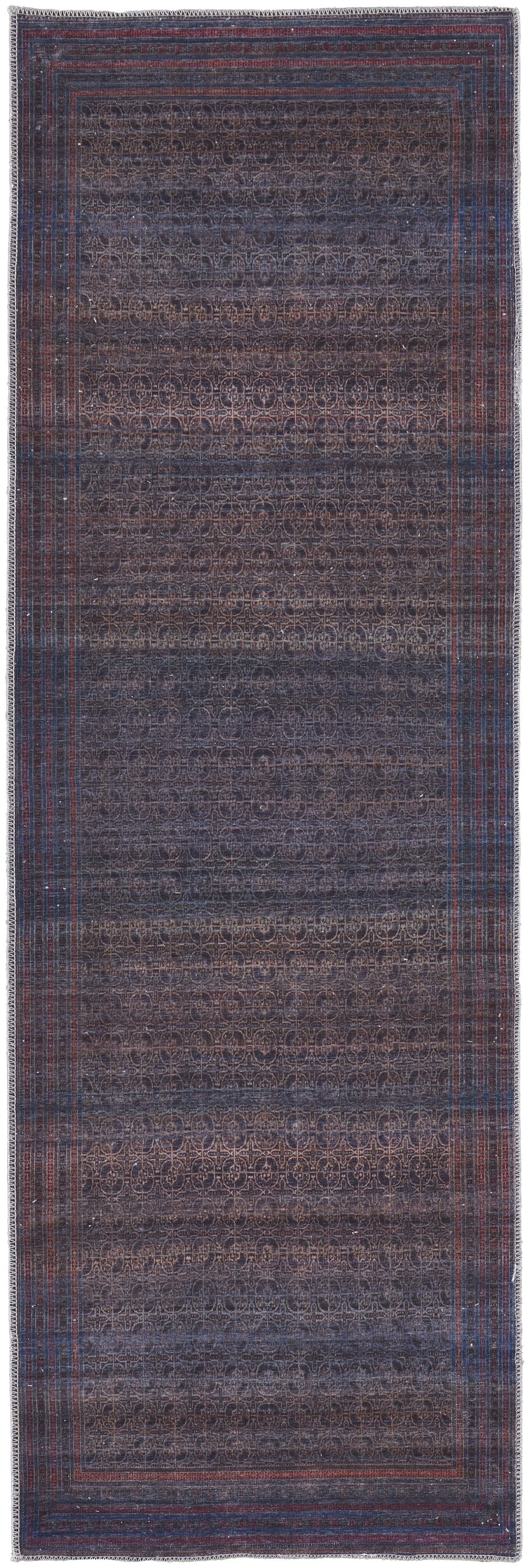 Feizy Rugs Voss Bold Transitional Rug - Vibrant Patterns And Sophisticated Polyester Chenille For Any Space Blue,Pink,Purple Polyester Vos39h8fchlmlti7a