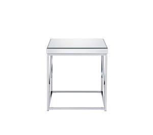 Steve Silver Evelyn Mirror Top End Table EV300E