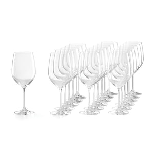 Lenox Tuscany Classics 18-Piece White Wine Glass Set Clear, NO COLOR GLASS,CRYSTAL 891672