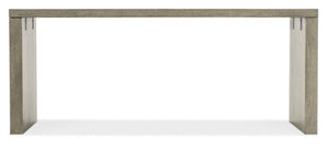 Hooker Furniture Linville Oak 72" Desk In Mink Smoked Gray — Spacious Clean-Lined Work Surface, Fully Finished Sides 6150-10903-85