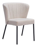 Aimee Dining Chair - Set of 2 Beige 109678 Zuo Modern