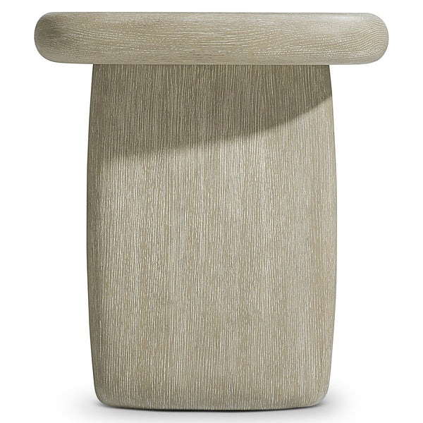 Bernhardt Bernhardt Arcadia Bench — 54" Oak Seat With Clay Resin Rounded Legs, Rustic-Modern Entryway Seating 334508