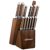 Lenox Hampton Forge Harley 14 Piece Block Set Brown, BROWN,WOOD MULTI SCS51W14K