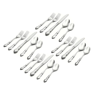 Lenox Oneida Dover 20 Piece Fine Flatware Set, Service for 4 Metallic, STAINLESS METAL 2766020AL20