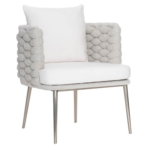 Bernhardt Santa Cruz Outdoor Arm Chair in Nordic Grey [Made to Order] X02545Q