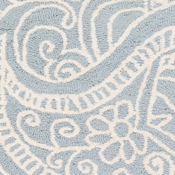 Surya Queensland Modern 2'6" X 8' Handmade Rug - Durable, Eco-friendly, Easy To Clean, Stylish Decor Piece Slate Viscose,Wool Qsl1001-268