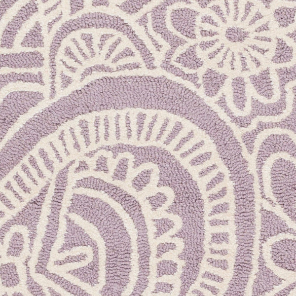 Surya Queensland Modern 2'6" X 8' Handmade Rug - Durable, Eco-friendly, Easy To Clean, Stylish Decor Piece Lilac Viscose,Wool Qsl1003-268