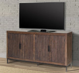 Parker House Crossings Morocco 78 In. TV Console Bark Solid Mango MOR#78