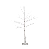 Christopher Knight Home® - Noble House - 4-Foot Pre-Lit 48 White LED Artificial Twig Birch Tree