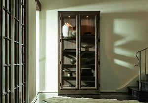 Bernhardt Bernhardt Casa Paros Display Cabinet With Playa Finish, Tempered Glass Shelves & Soft Touch Lighting 317814