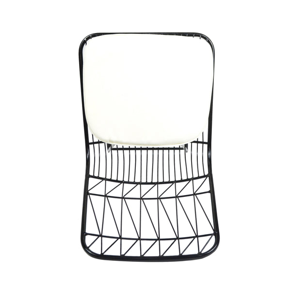 English Elm Christopher Knight Home® - Niez Counter Stools - Stylish Pair Of Durable Iron Frame Seating With Cushions For Indoor & Outdoor Use 63918.00BLKIVY