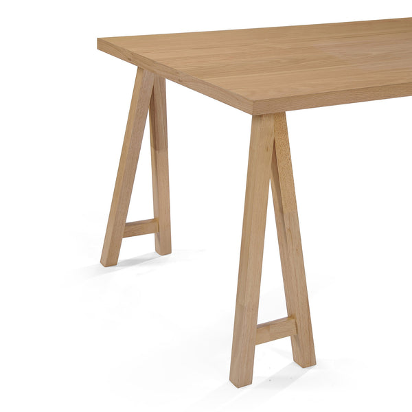 English Elm Christopher Knight Home® - DINING table solid wood and MDF farmhouse dining table 74.5" versatile large desk gaming surface farmhouse style durable design Oak 60386.00OAK