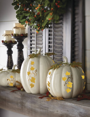 Lenox Lighted Pumpkin Small Centerpiece Ivory, NO COLOR PORCELAIN 883398