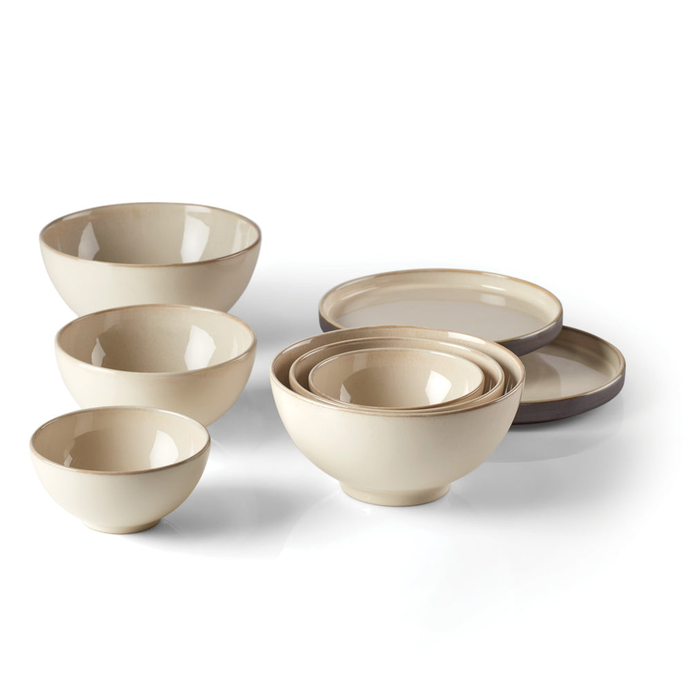 Lenox Luna 8-Piece Nesting Dinnerware Set Multi, WHITE STONEWARE 891109
