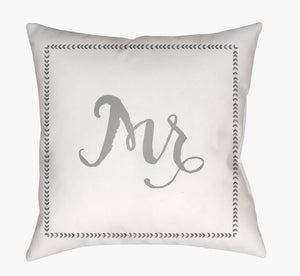 Livabliss Husband Geometric Woven Polyester Accent Pillow for Modern Sofa or Bedroom Layering QTE024-2020