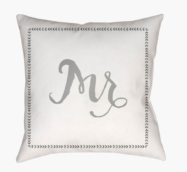 Livabliss Husband Geometric Woven Polyester Accent Pillow for Modern Sofa or Bedroom Layering QTE024-2020