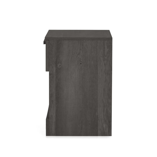 English Elm Christopher Knight Home® - DELANEY Faux Wood 1-Drawer Nightstand with Bottom Shelf, Moisture-Resistant MDF, Compact Chic Grey 71138.00