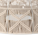 Park Hill Aria Macrame Dome Pendant ELH26176