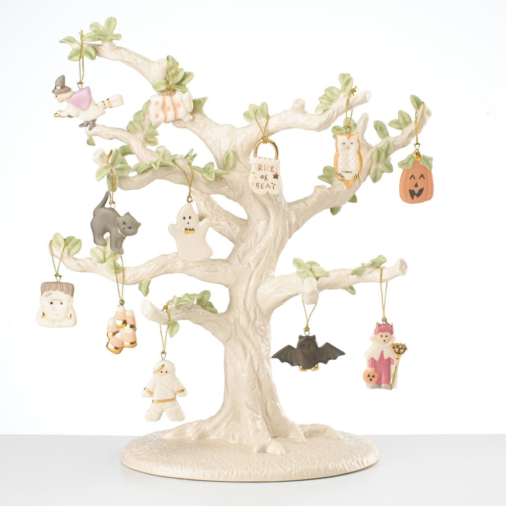 Lenox Trick Or Treat 12-Piece Ornament & Tree Set Multi, NO COLOR PORCELAIN 828081