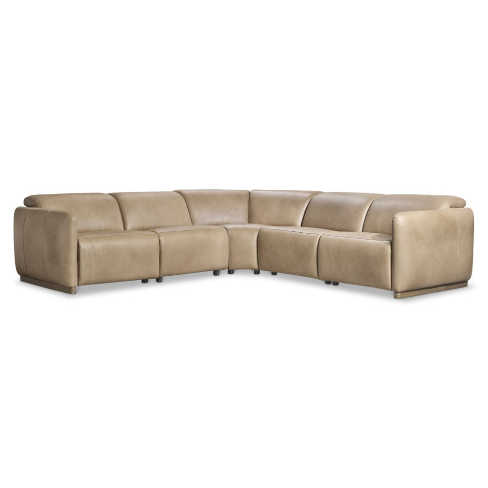 Bernhardt Bernhardt Alta Full Grain Leather Power Reclining Sectional for Modern Living Rooms K2347