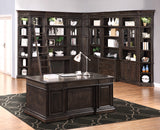 Washington Heights 15 Piece Modular Library Wall Desk