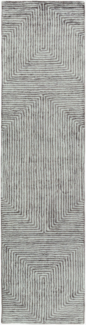 Livabliss Quartz Hand Tufted Viscose Area Rug Lustrous Sheen Medium Pile Living Room Accent Dusty Sage, Dar 2'6" x 10' QTZ5000-2610