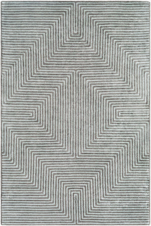 Livabliss Quartz Hand Tufted Viscose Area Rug Lustrous Sheen Medium Pile Living Room Accent Dusty Sage, Dar 10' x 14' QTZ5000-1014
