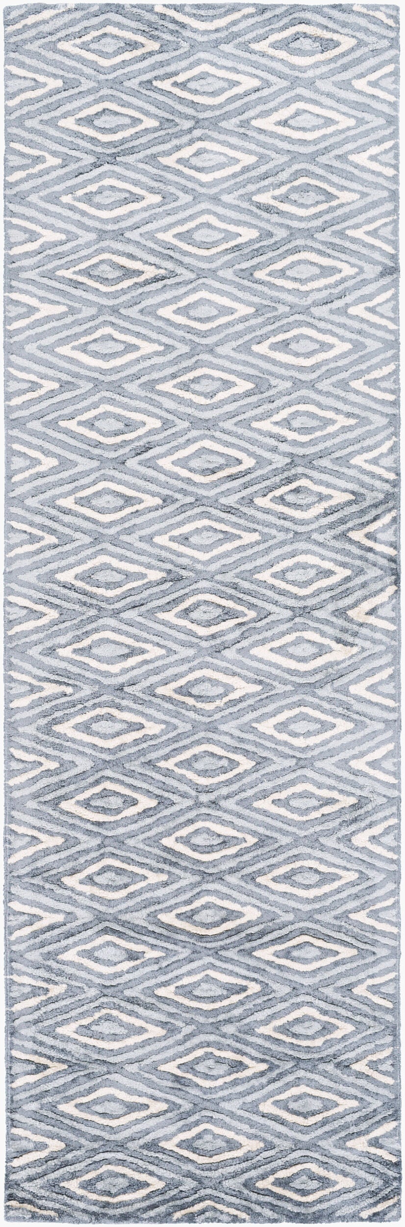 Surya Quartz Qtz-5013 3' X 5' Hand Tufted Viscose Rug - Modern Low Pile Design For Elegant Home Decor Beige Viscose Qtz5015-268