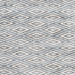 Surya Quartz Qtz-5013 3' X 5' Hand Tufted Viscose Rug - Modern Low Pile Design For Elegant Home Decor Gray Viscose Qtz5015-35