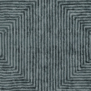 Livabliss Quartz Hand Tufted Viscose Area Rug Lustrous Sheen for Living or Dining Rooms Pale Blue, Char 2' x 3' QTZ5030-23