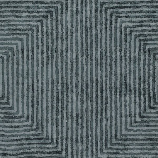 Livabliss Quartz Hand Tufted Viscose Area Rug Lustrous Sheen for Living or Dining Rooms Pale Blue, Char 2' x 3' QTZ5030-23