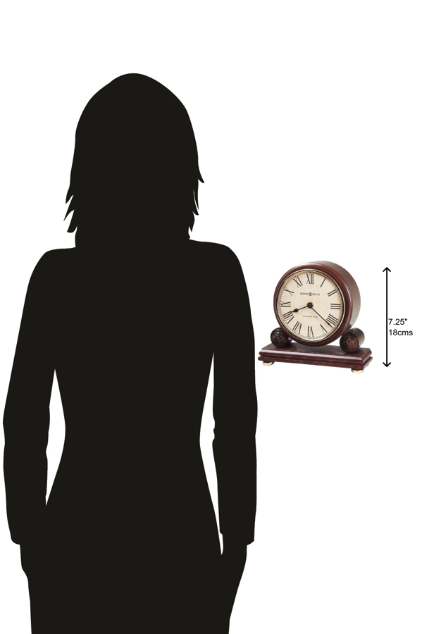 Hekman Furniture 635123 Redford Mantel Clock - Elegant Windsor Cherry Finish, Classic Chime, Durable & Stylish Decor Windsor Cherry Redford Mantel Clock 635123