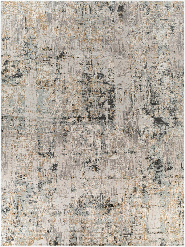 Livabliss Quatro Geometric Mid-century Modern Area Rug Polypropylene Blend for Entryways Gray, Light Sla 7'10" x 10'2" QUA2300-710103