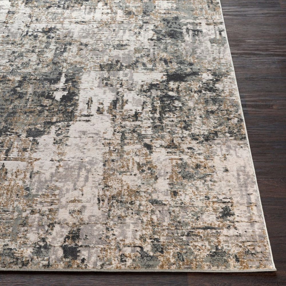Livabliss Quatro Geometric Mid-century Modern Area Rug Polypropylene Blend for Entryways Gray, Light Sla 8'10" x 12'4" QUA2300-93123