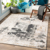 Quatro QUA-2308 5'3" x 7'3" Machine Woven Rug QUA2308-5373 Livabliss Surya