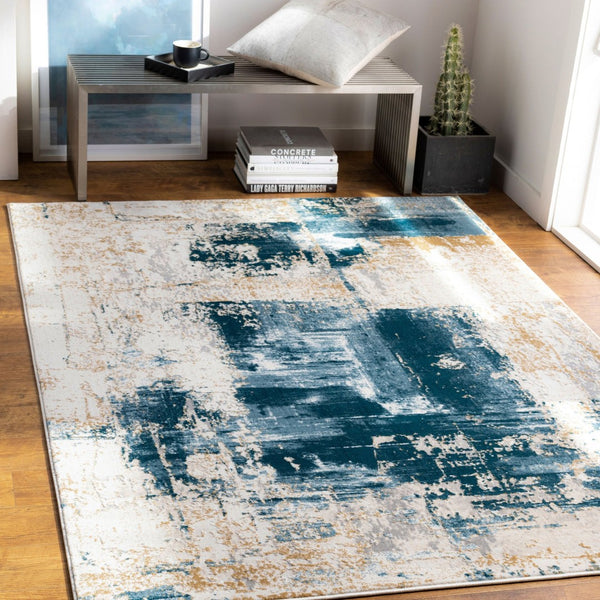 Livabliss Quatro Geometric Machine Woven Accent Rug Polypropylene Blend for Entryway or Bedside QUA2310-23