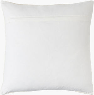 Surya Quinby Luxurious 18" Accent Pillow - Stylish Linen-cotton Blend For Modern Home Decor Elegance Ivory Viscose,Linen,Cotton Qub001-2020p