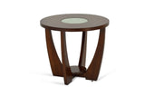 Steve Silver Rafael End Table w/CrackedGlass RF300E