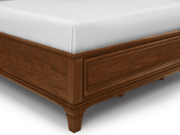 A.R.T. Furniture Newel Queen Panel Bed In Vintage Cherry - Luxurious Traditional Design With Poplar & Cherry Veneers Brown Poplar Solids,Cherry Veneers 294125-1406